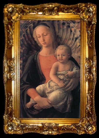 framed  Fra Filippo Lippi Madonna and Child, ta009-2